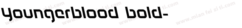 Youngerblood Bold字体转换